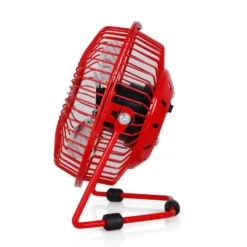 Ventilador USB de sobremesa Rojo PW 1021 Orbegozo 10 cm
