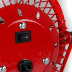 Ventilador USB de sobremesa Rojo PW 1021 Orbegozo 10 cm