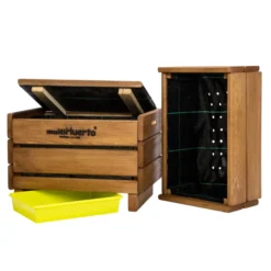 Vermicompostador de madera Frutero completo Multihuerto
