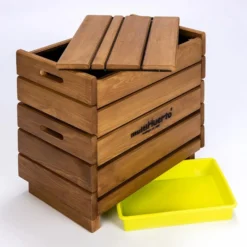 Vermicompostador de madera Frutero completo Multihuerto