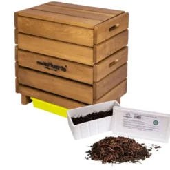Vermicompostador Frutero completo con lombrices Multihuerto