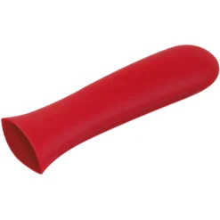 Victoria Funda Silicona Mango Protector Para Sartenes De Hierro Fundido Ø 25 - 30 Cm Resistente Al Calor, 35617, Rojo