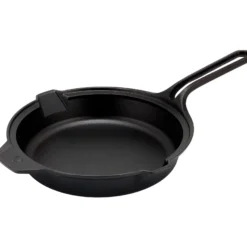 Victoria Sartén Hierro Fundido Curado Signature Classic Inducción 25cm, Apta Fuego, Barbacoa, Horno, Vitrocerámica