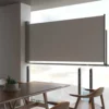 Vidaxl Toldo Lateral Retráctil Para Patio 120x300 Cm Gris