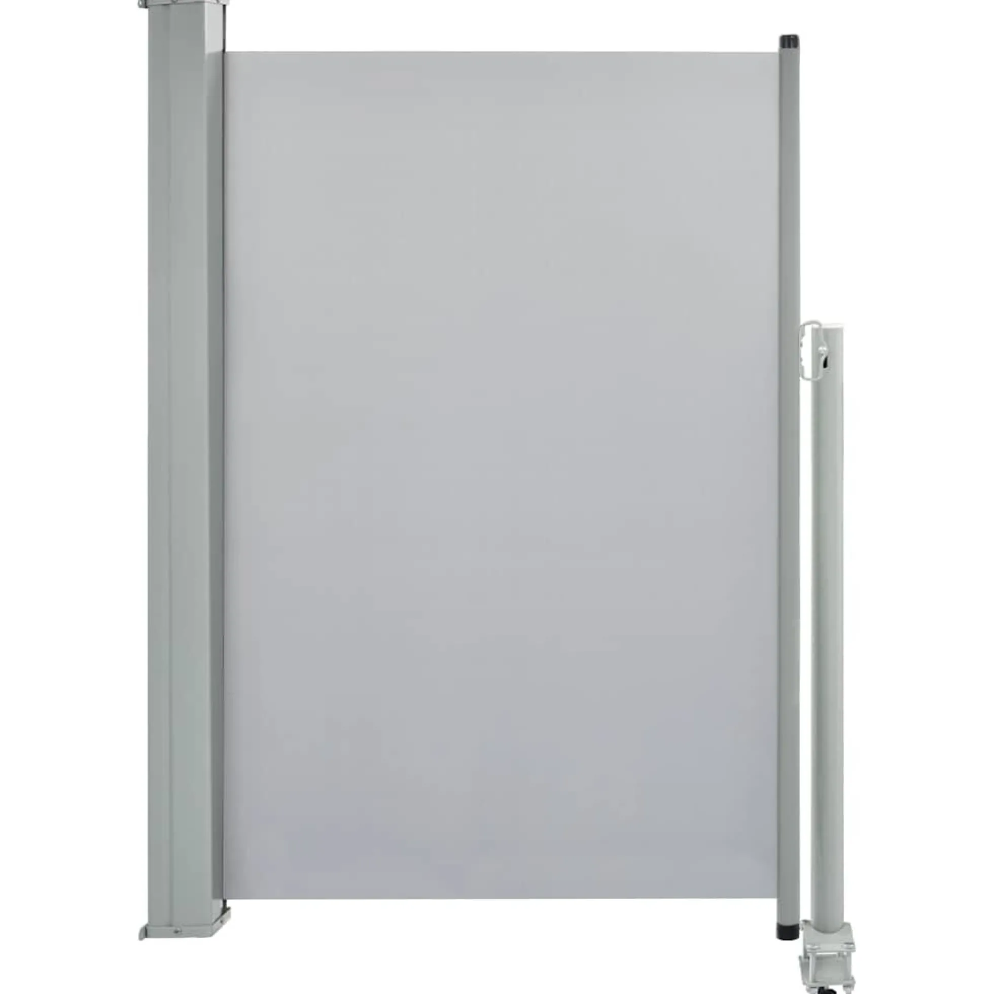 Vidaxl Toldo Lateral Retráctil Para Patio 120x300 Cm Gris