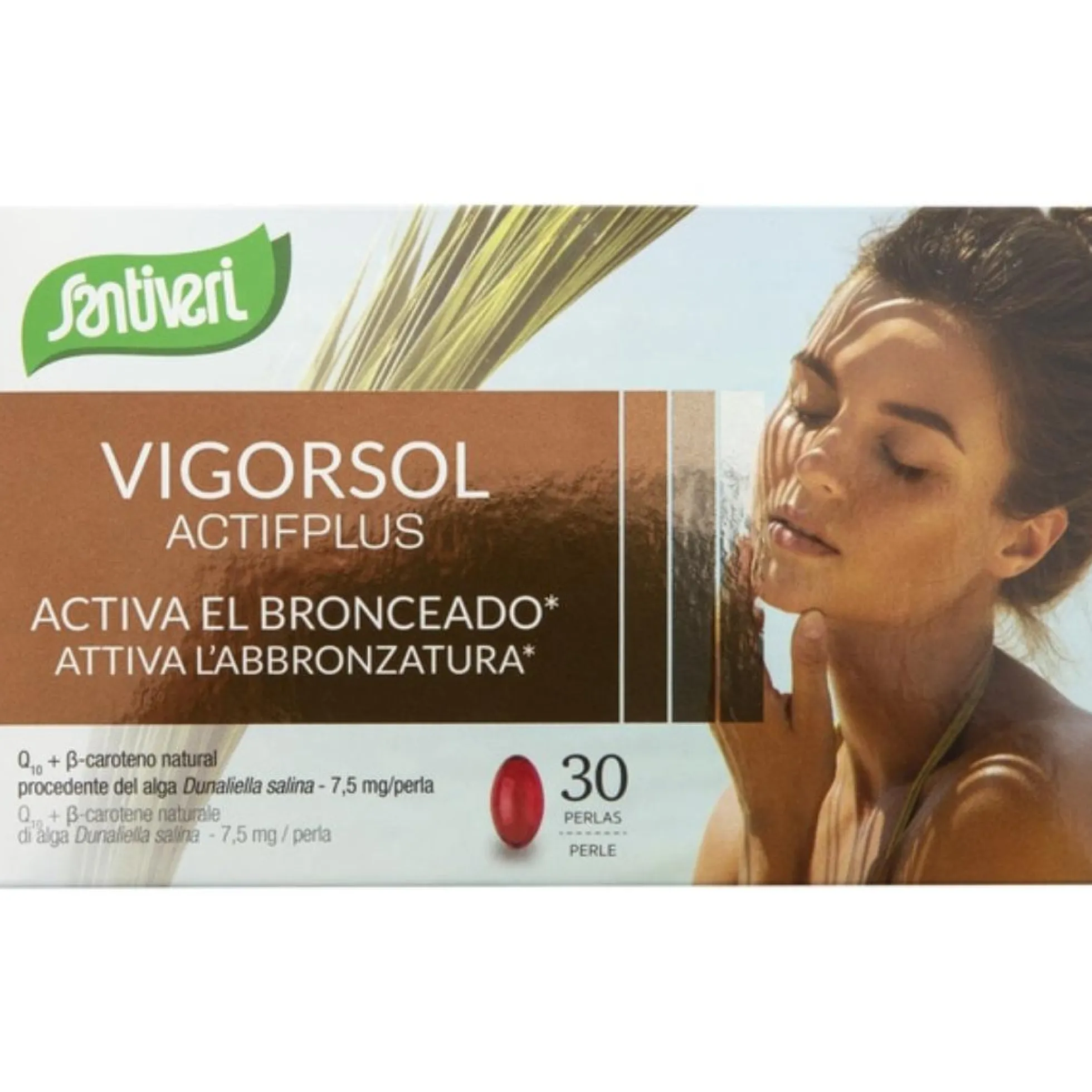 VigorSol AptifPLus Bronceado Santiveri 30 Perlas