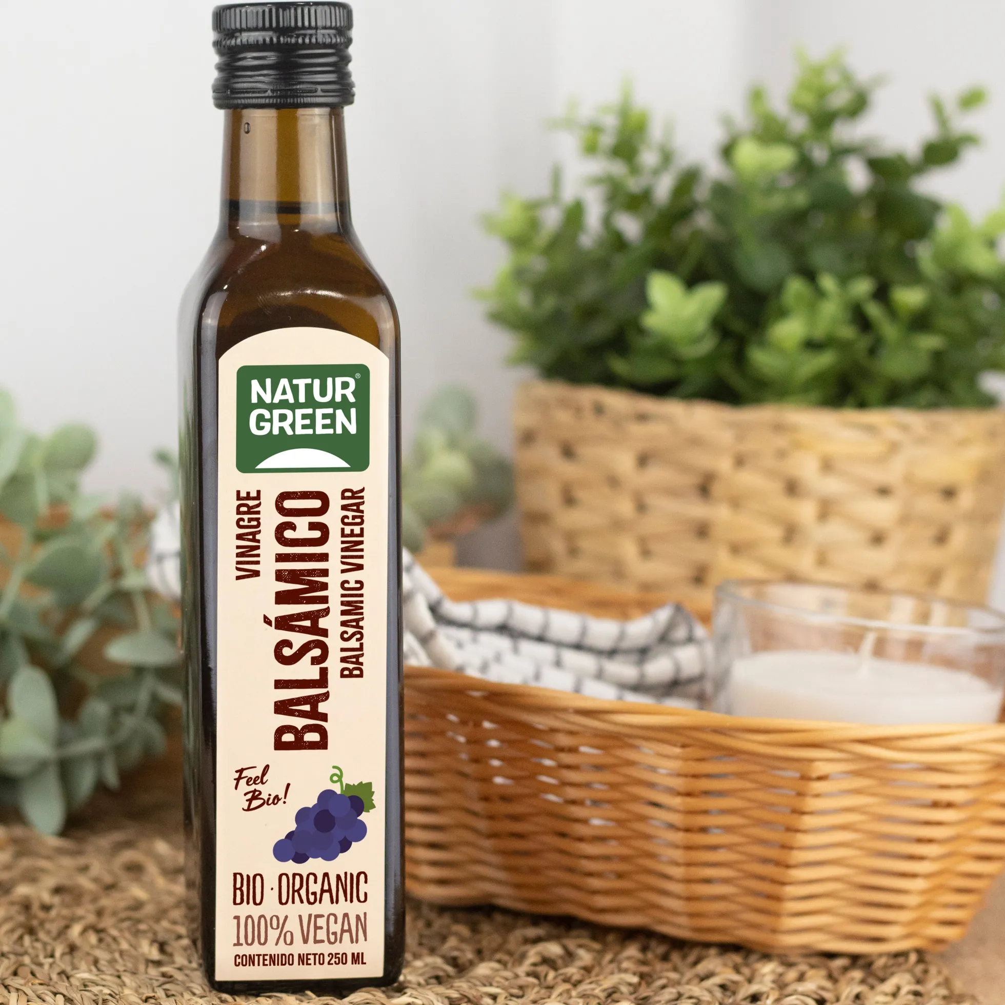 Vinagre Balsámico Bio NaturGreen, 250 ml