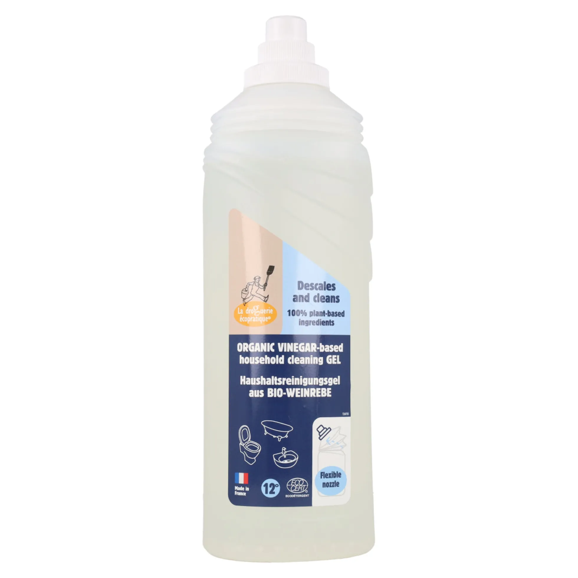 Vinagre concentrado en gel acidez 12° La Droguerie écologique 75cl