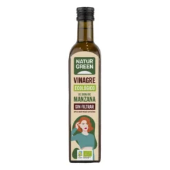 Vinagre de Sidra de Manzana Bio sin filtrar NaturGreen 500 ml