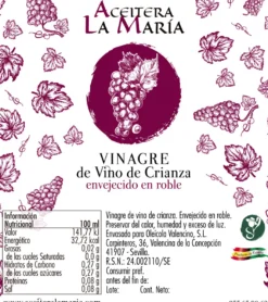 Vinagre De Vino 100 Ml Cristal