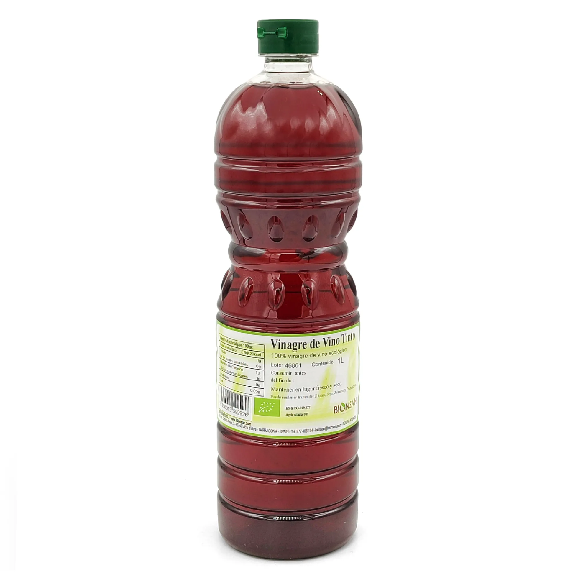 Vinagre De Vino Tinto Eco Bionsan 1 L