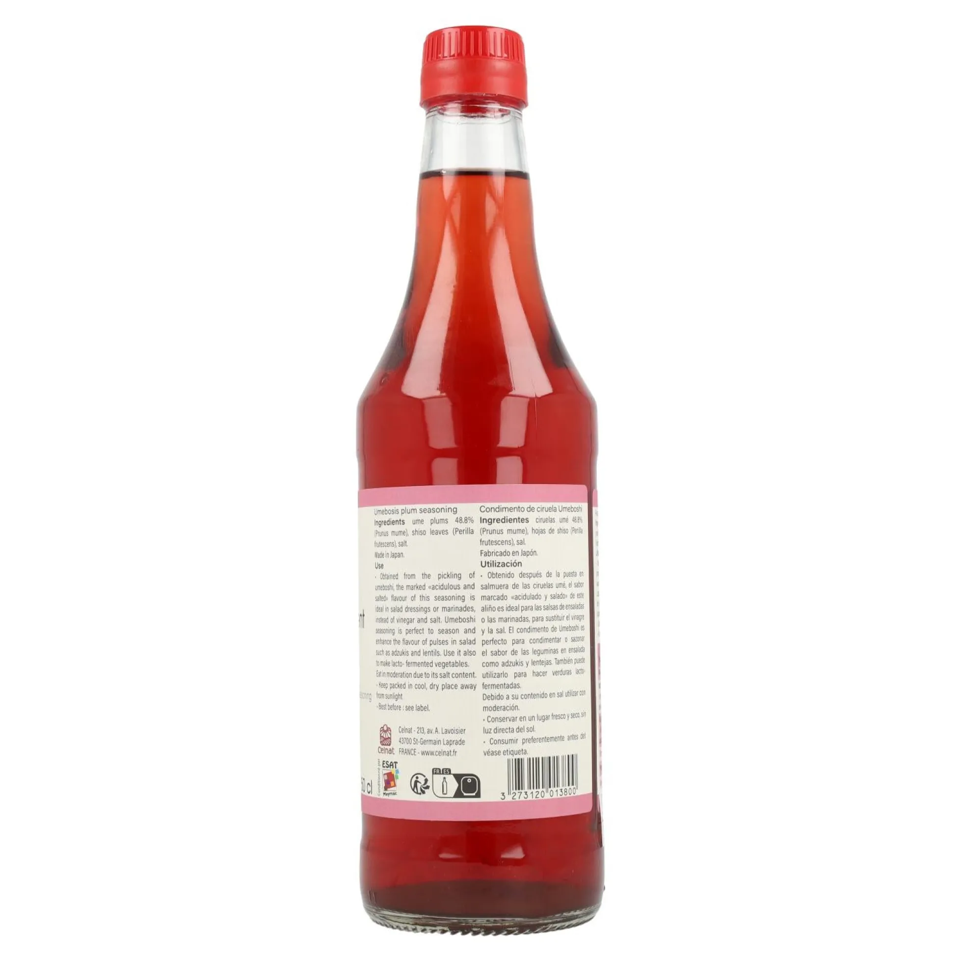 Vinagre Umeboshi Celnat, 500 ml