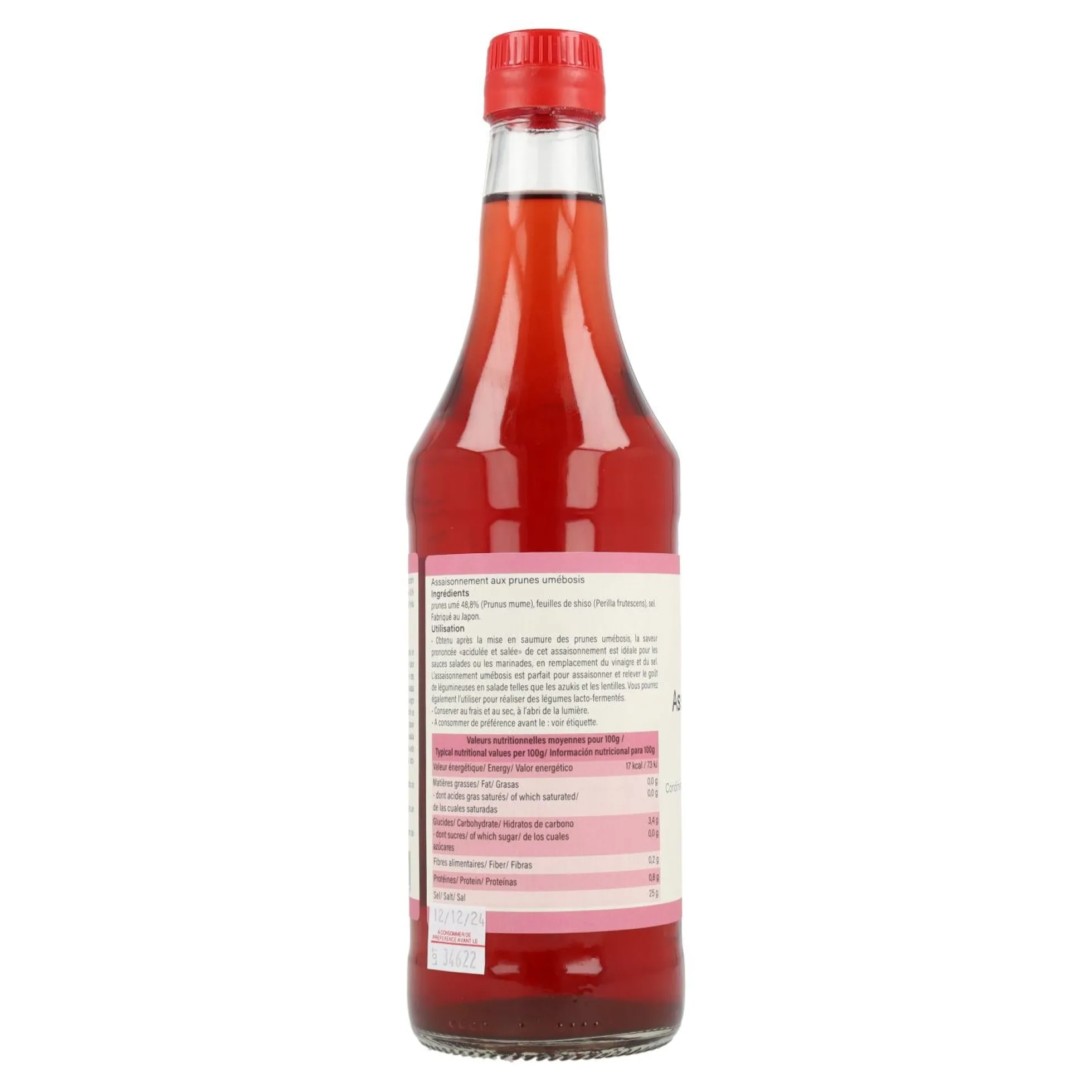 Vinagre Umeboshi Celnat, 500 ml