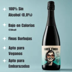 Vino Sin Alcohol 0,0% Frizzante Airén | Pack 6 Botellas X 750 Ml | Vino Espumoso Desalcoholizado | Ligero Y Refrescante