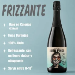 Vino Sin Alcohol 0,0% | Pack 3 Botellas X 750 Ml | Blanco Verdejo + Rosado Tempranillo + Frizzante Airén