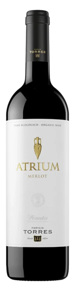 Vino tinto Atrium Merlot ECO Do Penedès 75 cl