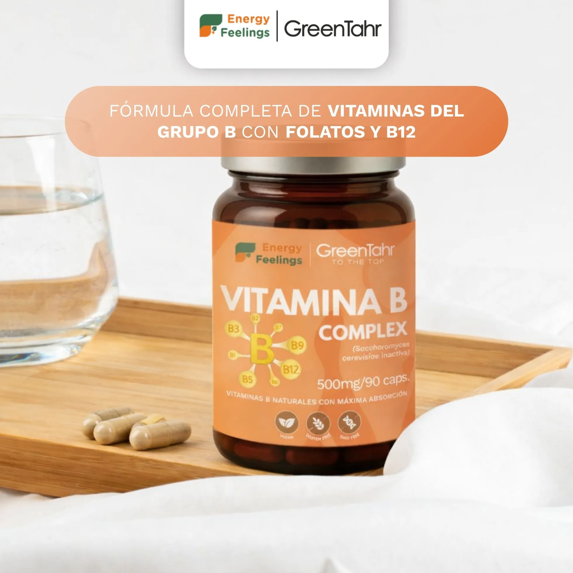 VITAB Biodisponible Energy Feelings cápsulas (90ud/500mg)