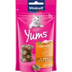 Vitakraft Cat Yums Pollo con hierba gatera 40 g