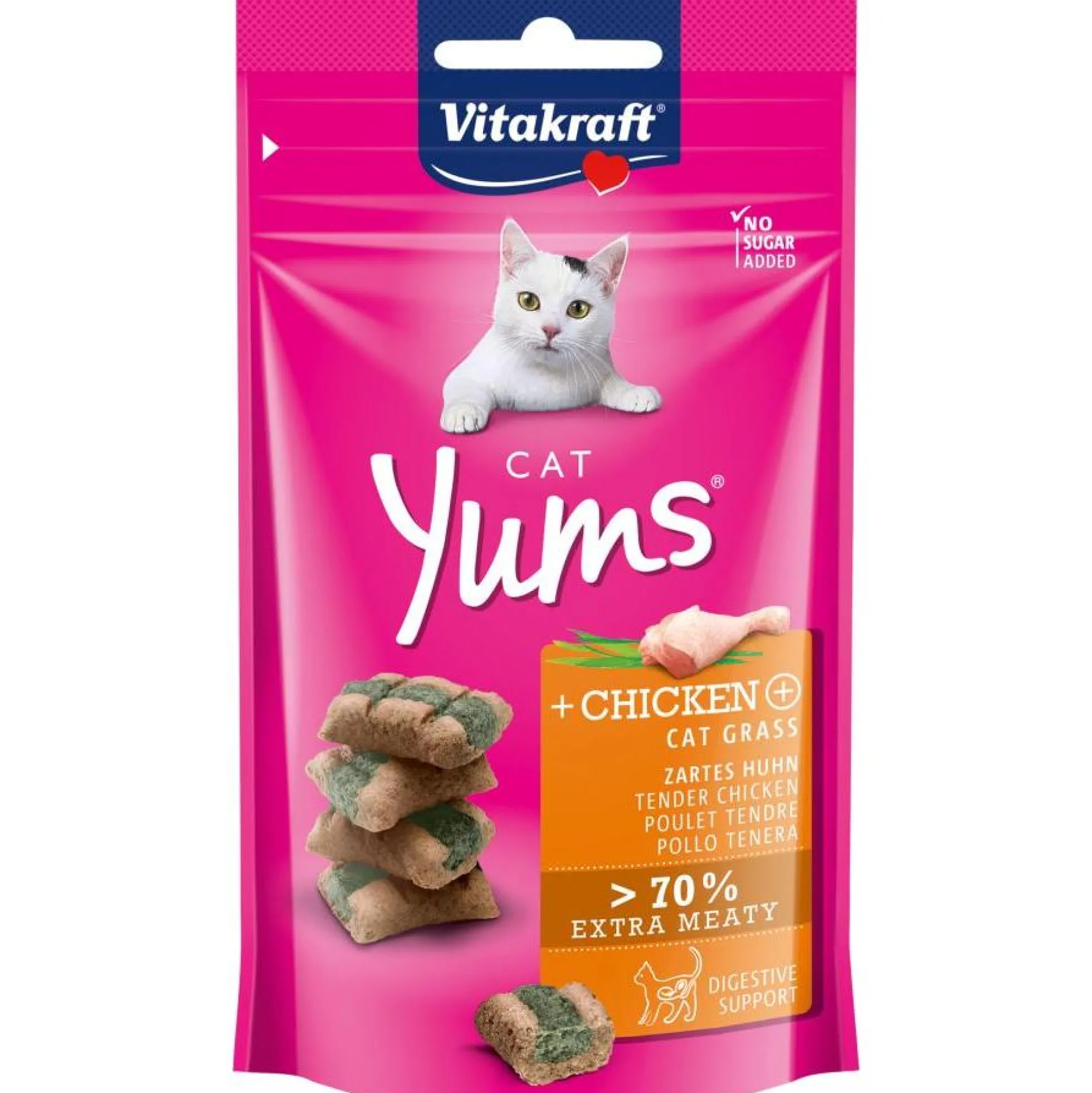 Vitakraft Cat Yums Pollo con hierba gatera 40 g