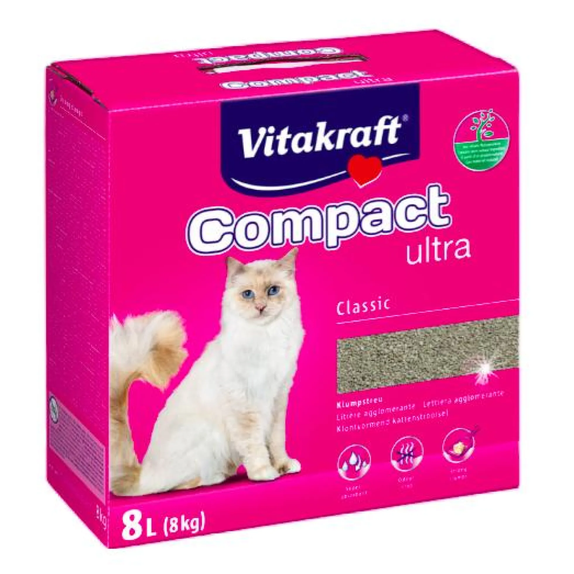 Vitakraft Compact Ultra Arena aglomerante 4 L