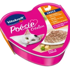 Vitakraft Latita Poésie salsa con pavo en salsa de queso 85 g comida húmeda gato