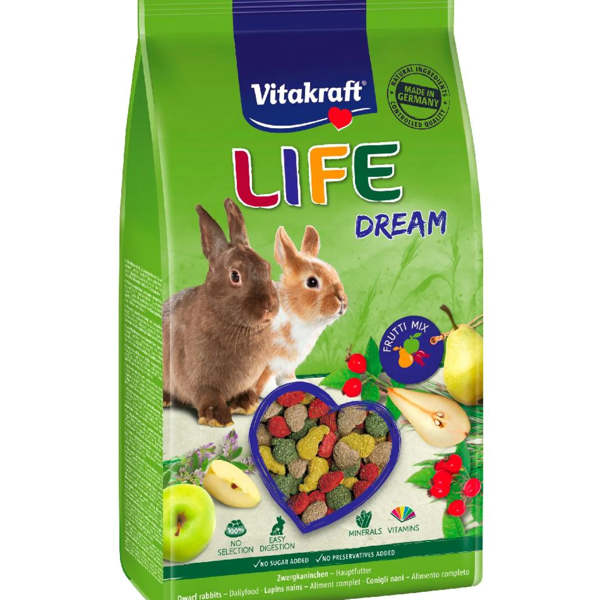 Vitakraft Menu Life Dream extrusionado conejos 600 g
