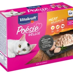 Vitakraft Multipack Poésie Deli Sauce carne 6 x 85 g Comida húmeda para gato en salsa