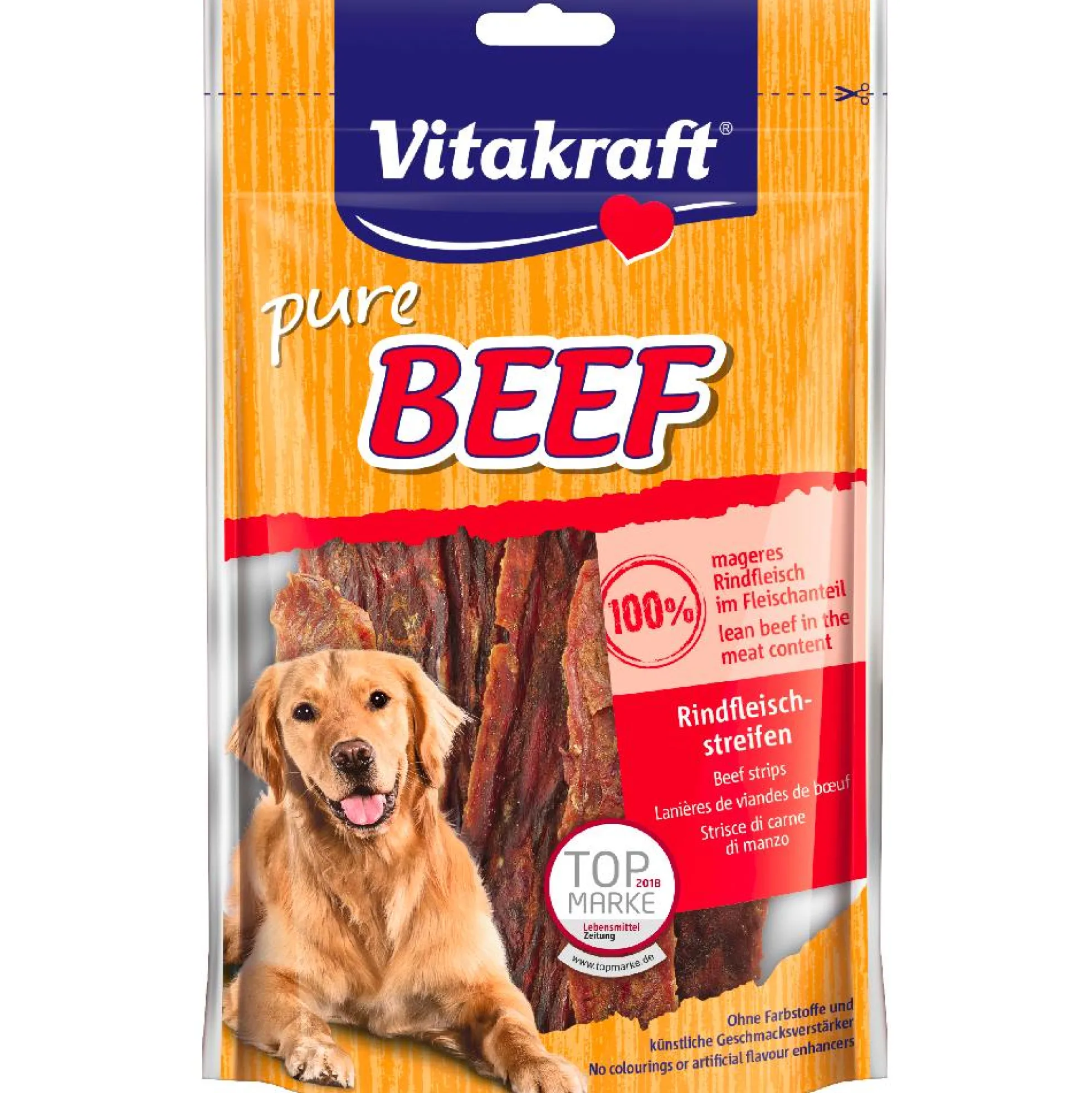 Vitakraft Snack Tiras de Ternera 80 g
