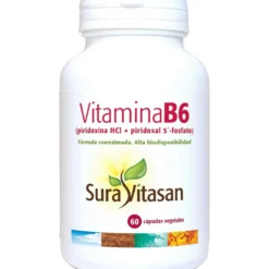 Vitamina B6 60 Capsulas Sura Vitasan