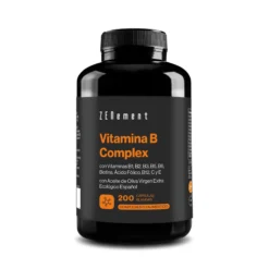 Vitamina B Complex con Aceite de Oliva Virgen Extra Ecológico Zenement 200 cápsulas blandas