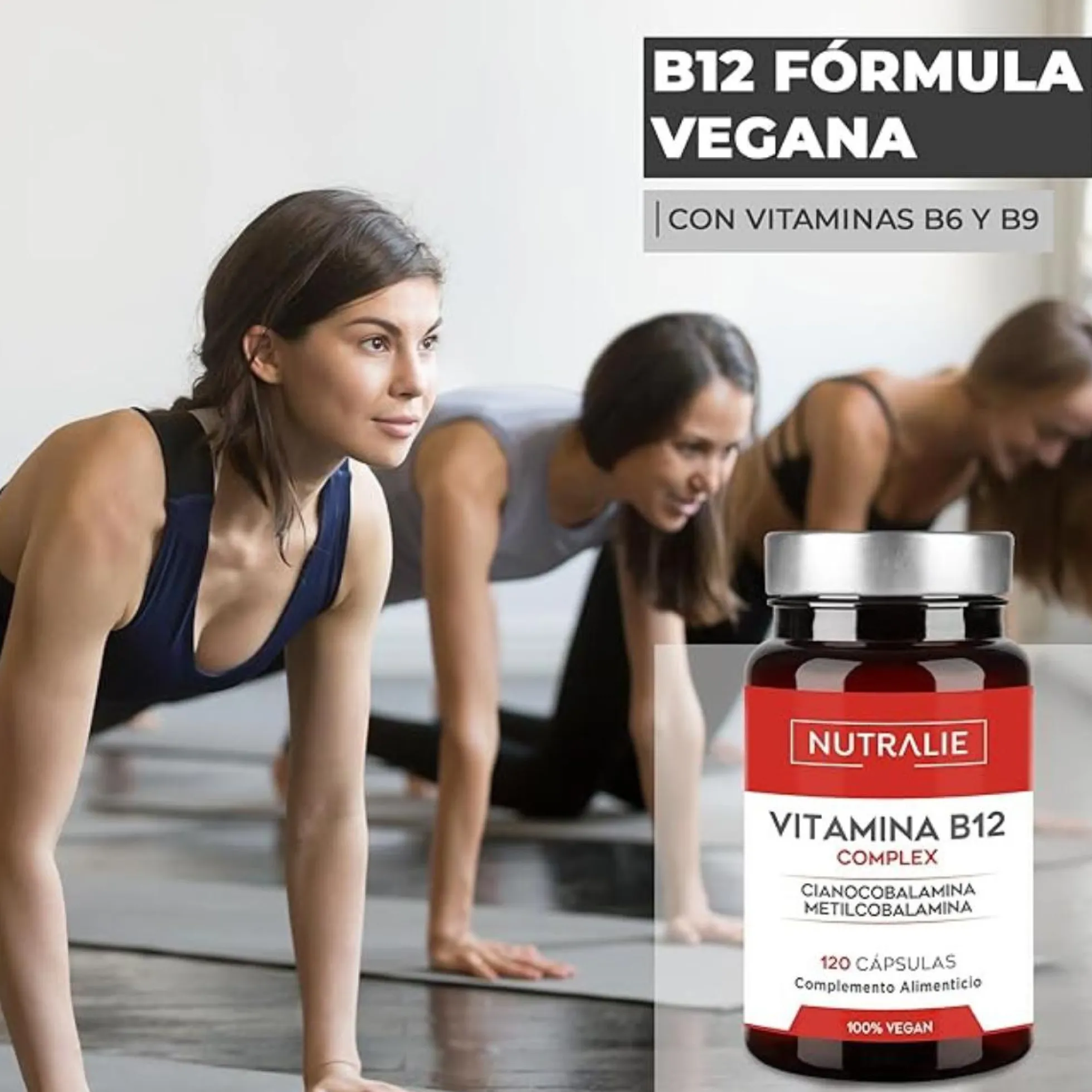 Vitamina B12 Complex 2000 mcg Cansancio Nutralie 120 comprimidos