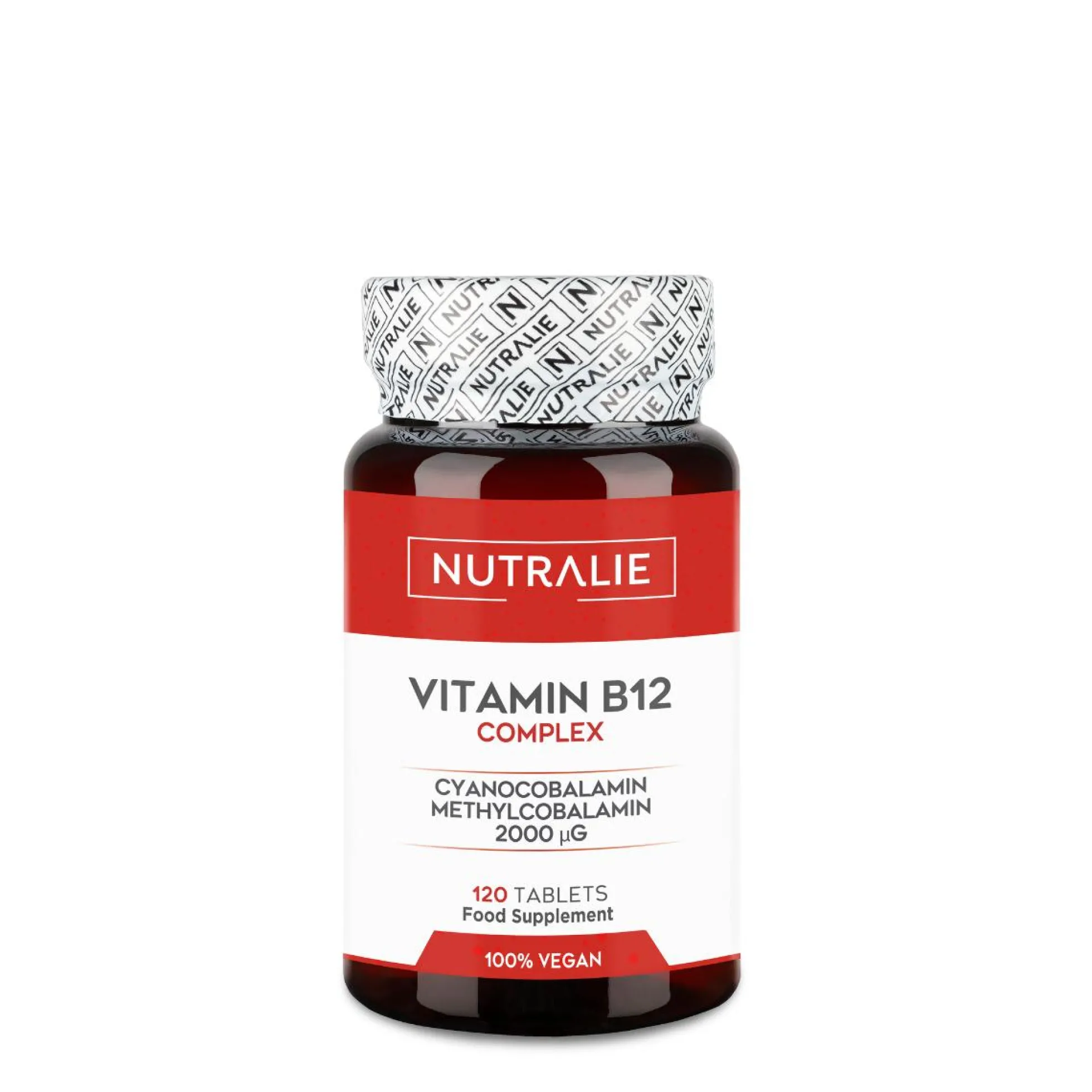 Vitamina B12 Complex 2000 mcg Cansancio Nutralie 120 comprimidos