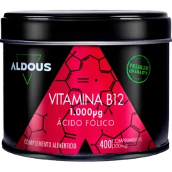 Vitamina B12 con Ácido Fólico Aldous 400 Comprimidos