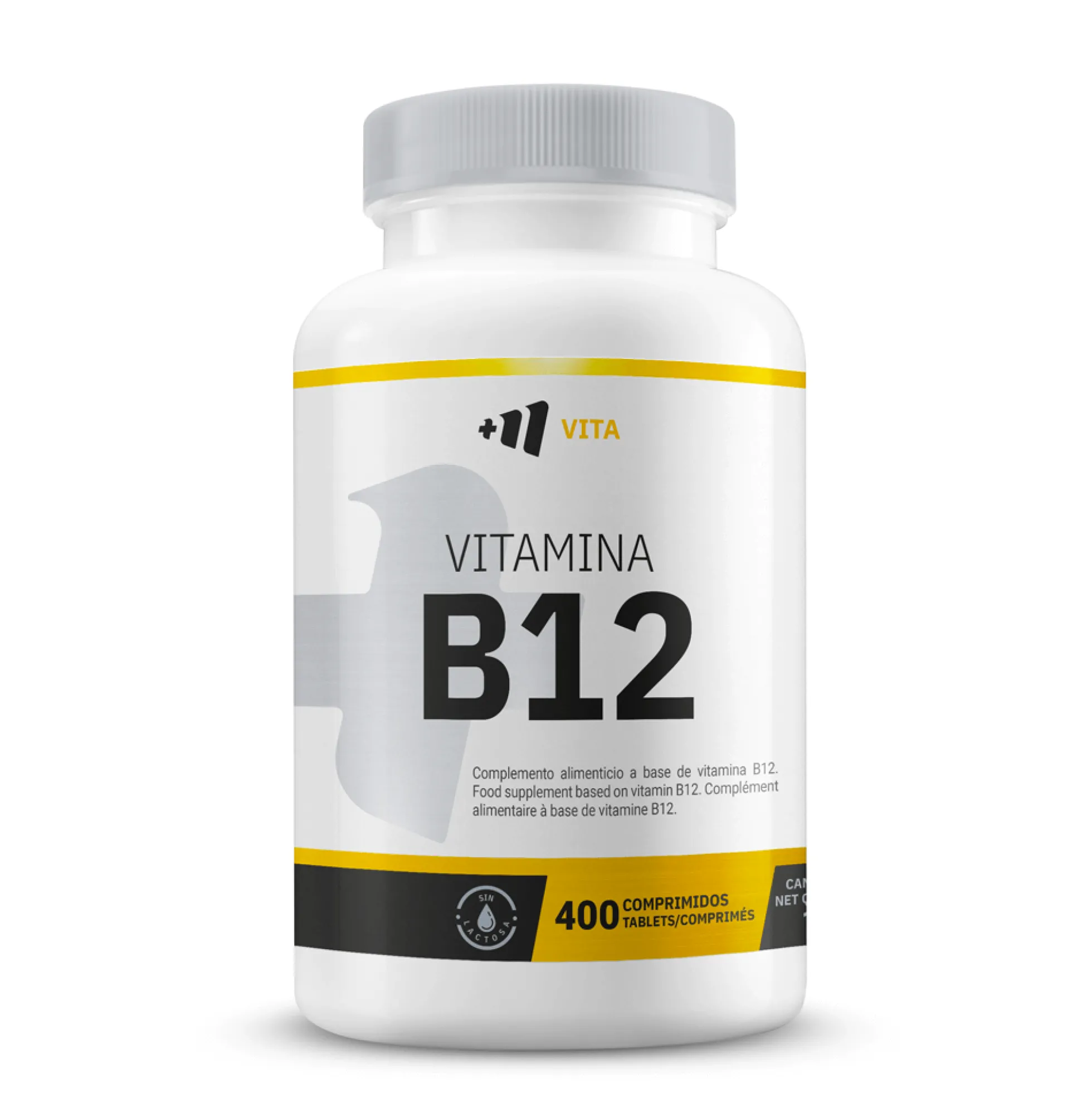 Vitamina B12 1000μg - 400 Comprimidos - Suplemento B12 - Masmusculo
