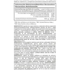 Vitamina B12 1000μg - 400 Comprimidos - Suplemento B12 - Masmusculo