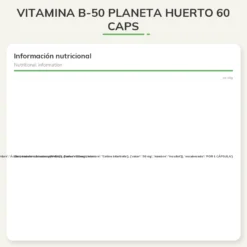 Vitamina B-50 Planeta Huerto 60 Caps