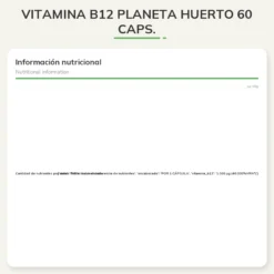 Vitamina B12 Planeta Huerto 60 Caps.