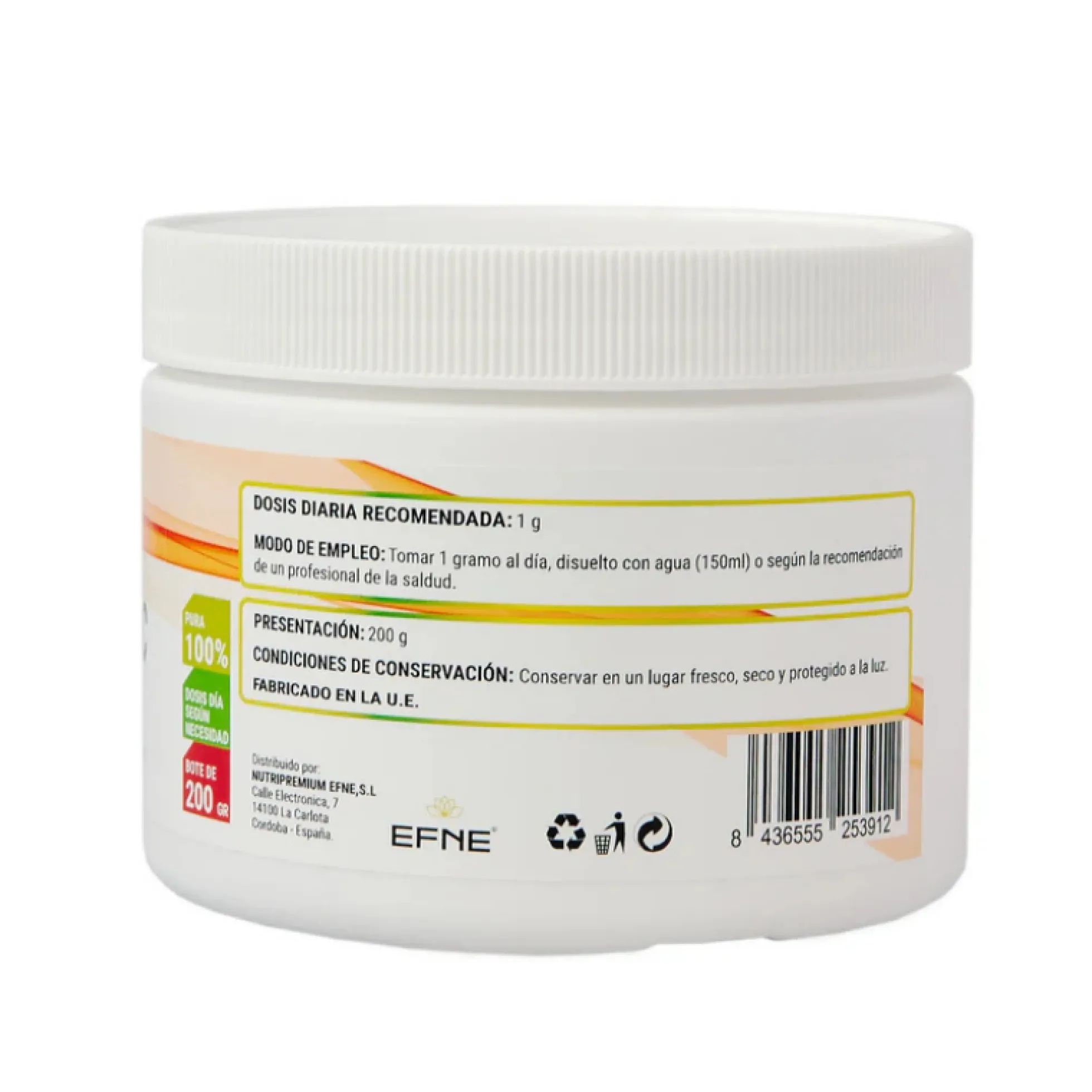 Vitamina C Ácido L-ascórbico Efne 200 Gr