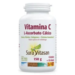 Vitamina C L-Ascorbato, Sura Vitasan, 150 gr