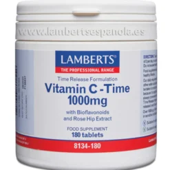 Vitamina C liberación sostenida 1000 mg Lamberts 180 tabletas