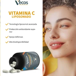 Vitamina C Liposomada Vecos 90 Cápsulas | Sistema Inmune Y Rendimiento Diario