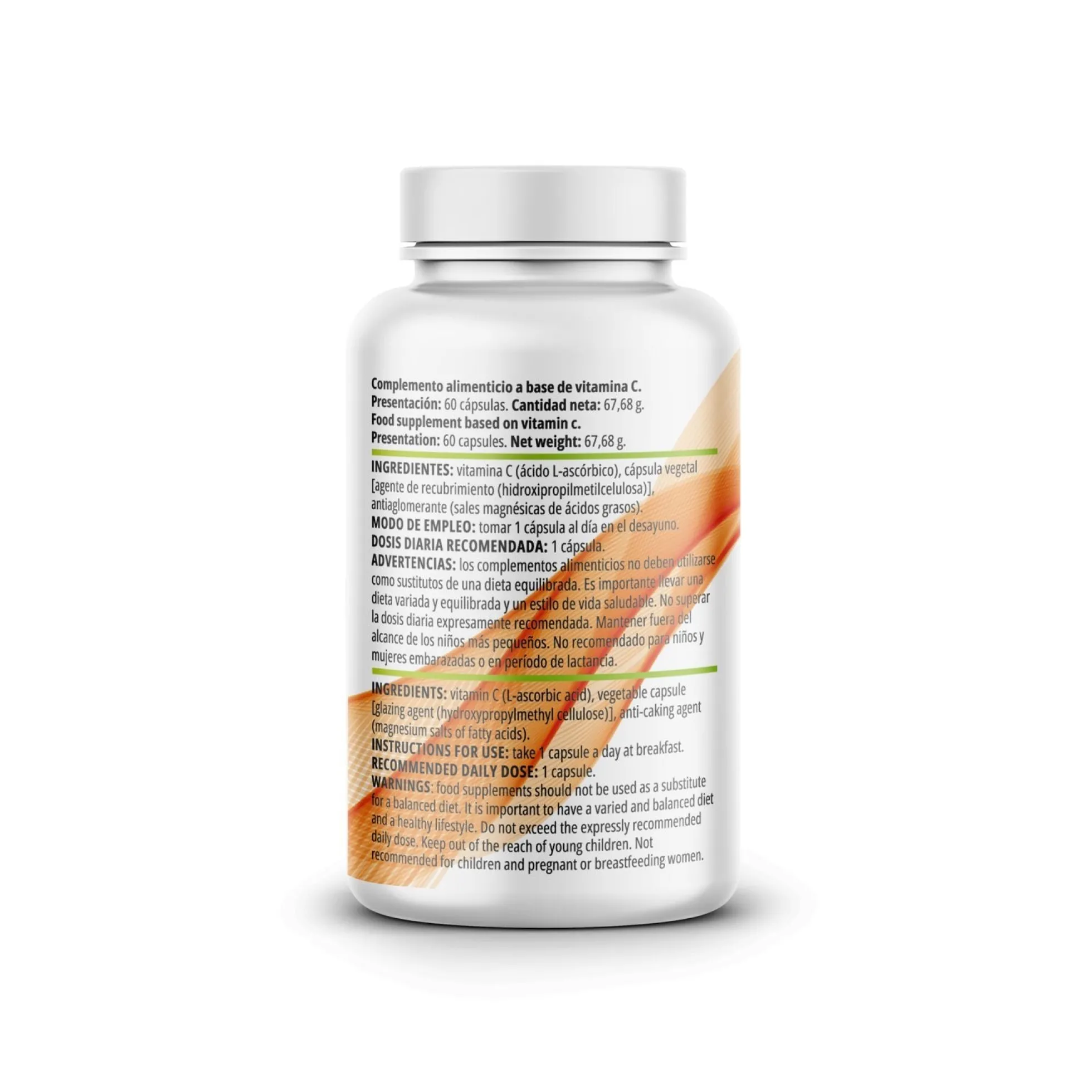 Vitamina C 1000 Mg Efne | 60 Cápsulas | Vegano