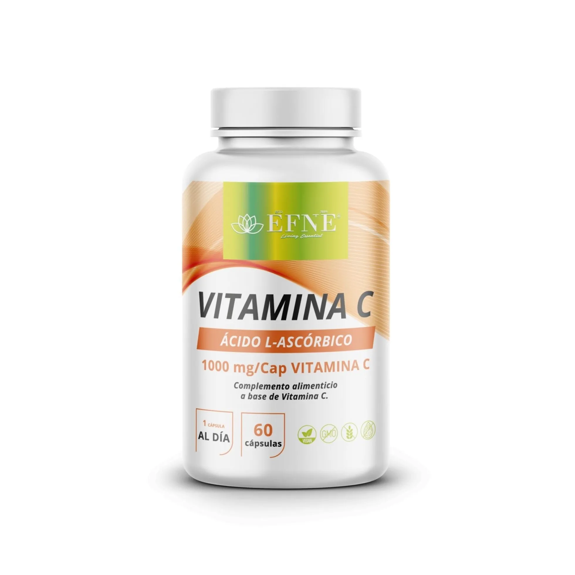Vitamina C 1000 Mg Efne | 60 Cápsulas | Vegano
