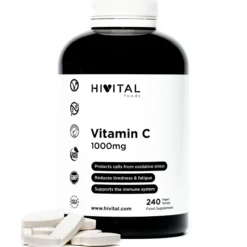Vitamina C 1000 mgHivital 240 comprimidos veganos