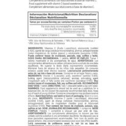 Vitamina C 1000mg Masticable - 60 Tabletas - Fresa Acida - Reduce La Fatiga - Masmusculo