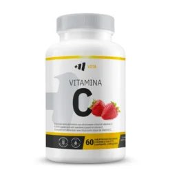 Vitamina C 1000mg Masticable - 60 Tabletas - Fresa Acida - Reduce La Fatiga - Masmusculo