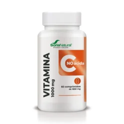 Vitamina C no ácida liberación sostenida, Soria Natural, 60 comprimidos