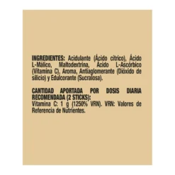 Vitamina C vegana para deportistas Powergym 40 sticks