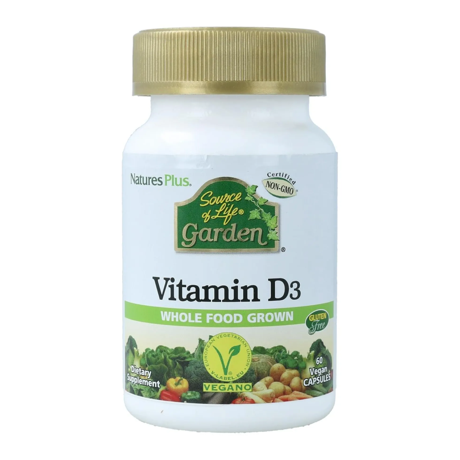 Vitamina D3 Garden Nature's Plus, 60 comprimidos