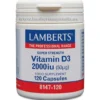 Vitamina D3 2000iu Lamberts 120 cap